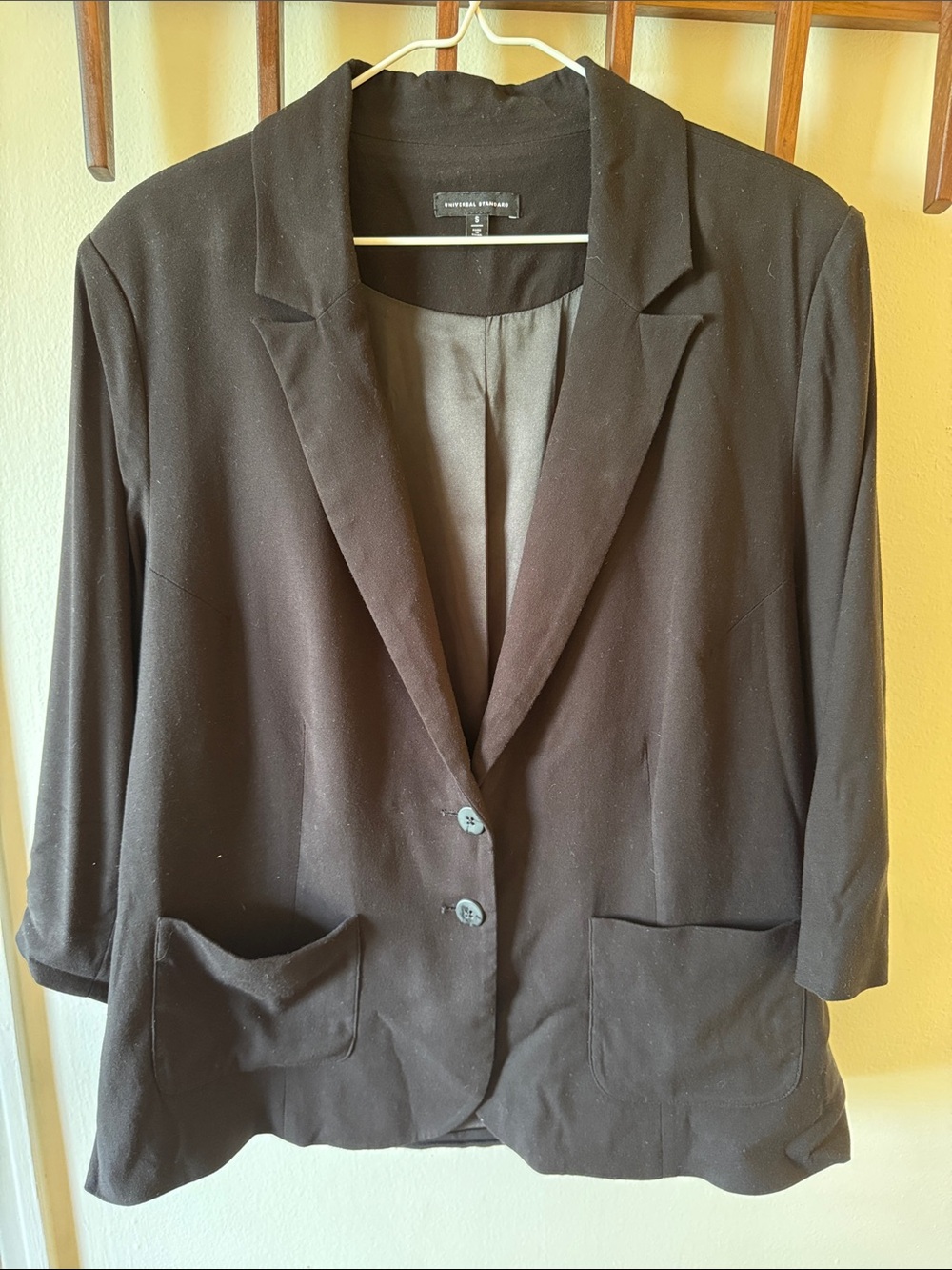 Universal Standard Meg Women's Blazer in Black